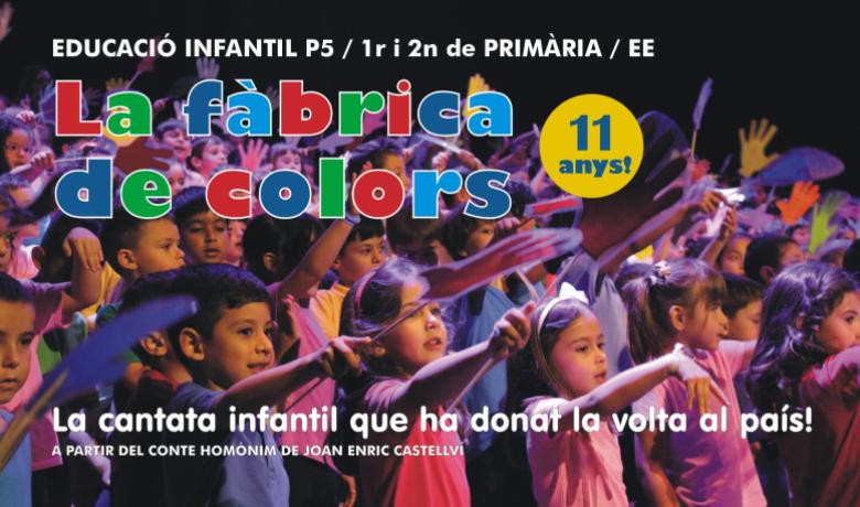 11a edició de la cantata infantil La fàbrica de colors