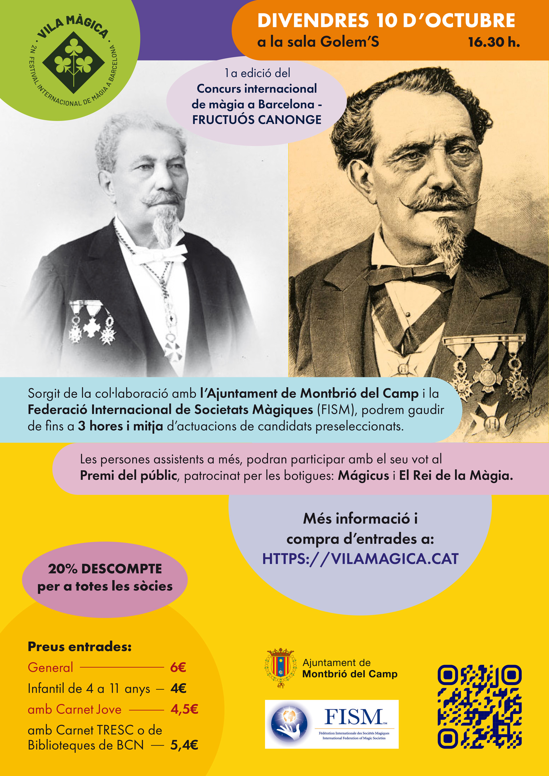 1a Edició del Concurs internacional de Màgia a Barcelona - Fructuós Canonge