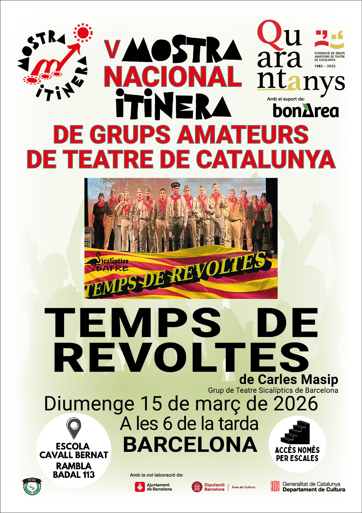 Musical amb veu en directe