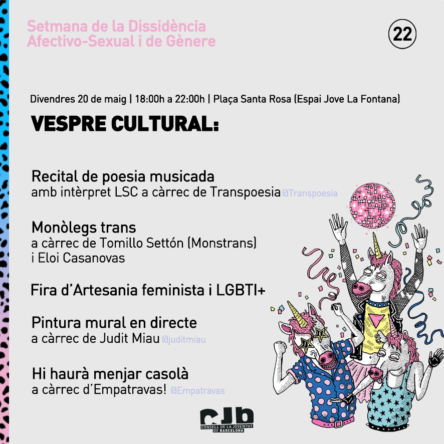 Cartell que recull tota la informació de la Jornada