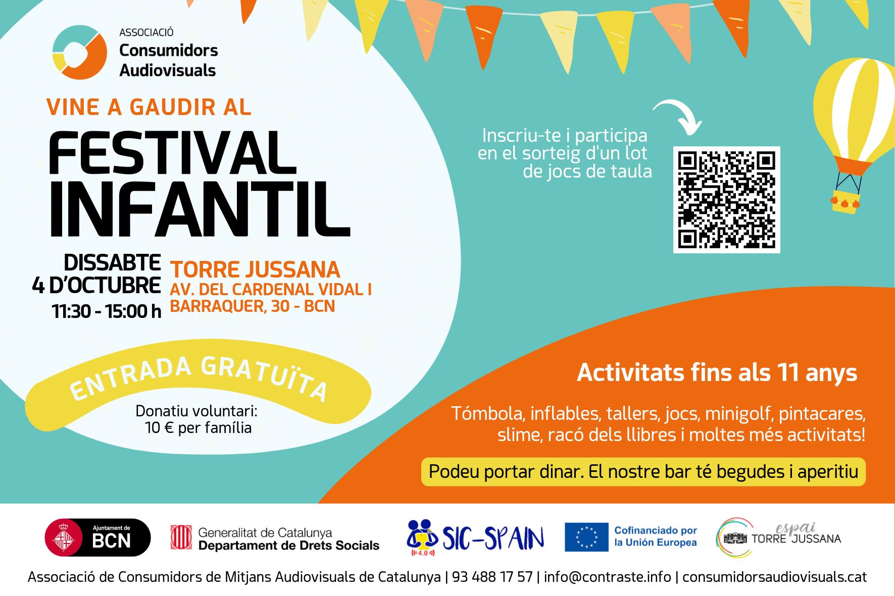 Cartell de la 29a edició del Festival Infantil.