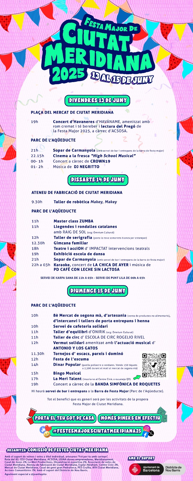 Programa Festa Major Ciutat Meridiana 2025