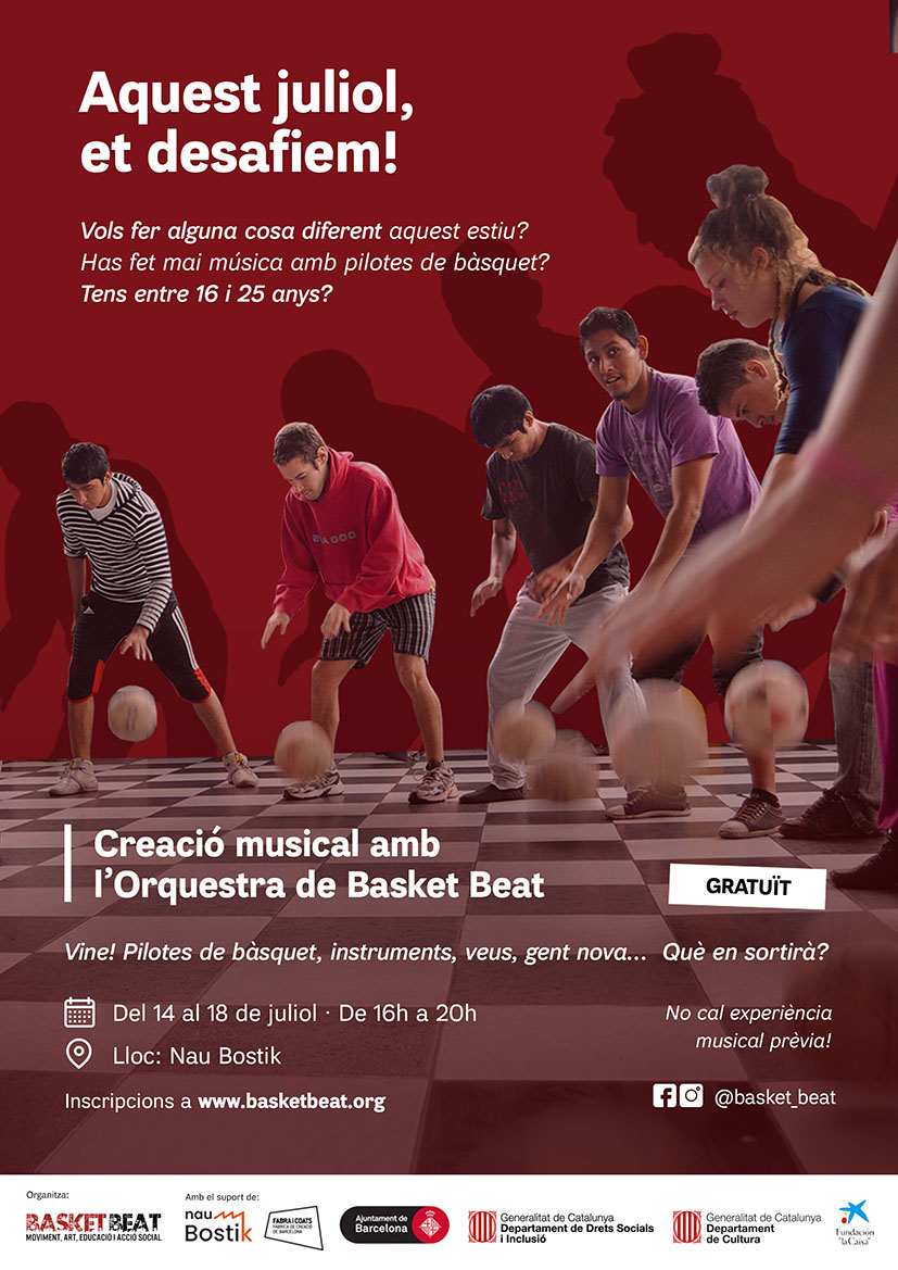 Setmana Intensiva de Creació Musical amb l’Orquestra de Basket Beat