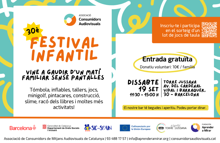 Cartell de la 30a edició del Festival Infantil.