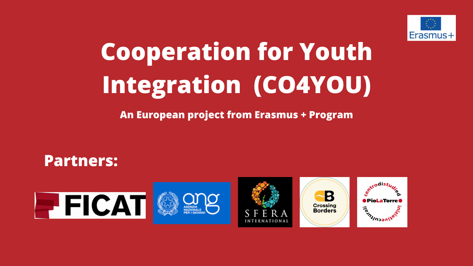 Proyecto europeo Cooperation for Youth Integration 