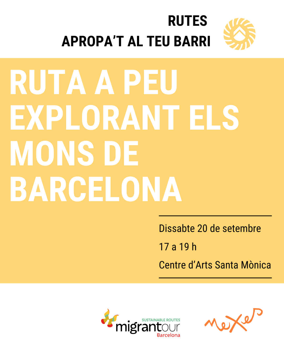 ruta migrantour 20 de setembre