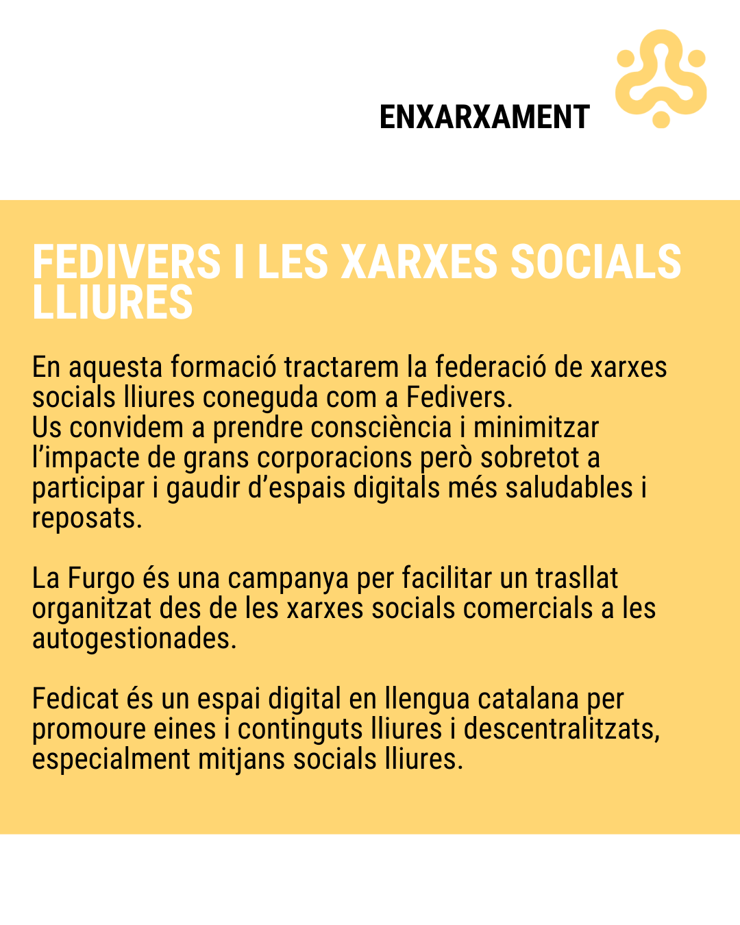 fedivers i xarxes socials lliures
