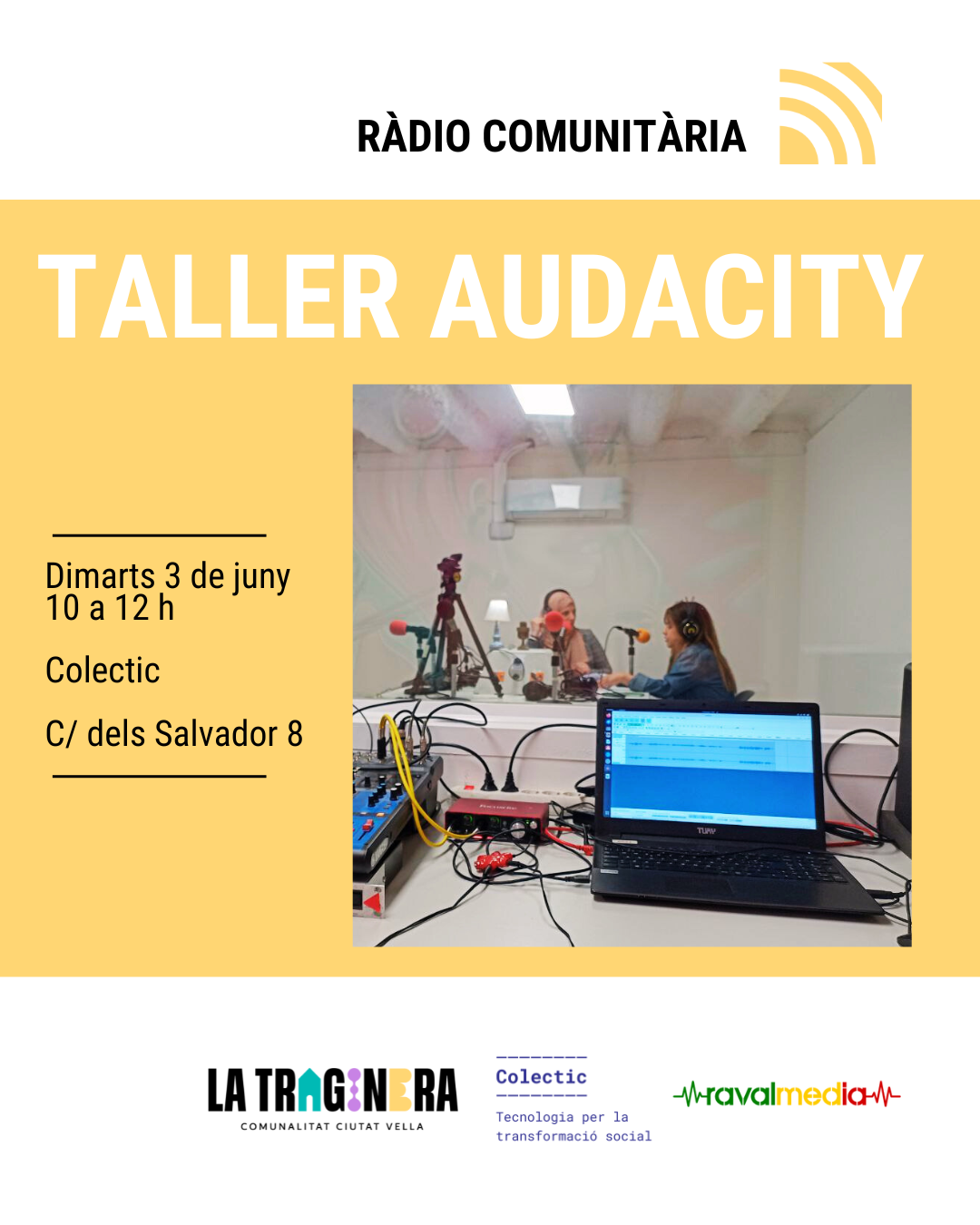 Taller Audacity - Com millorar l'edició dels programes de ràdio