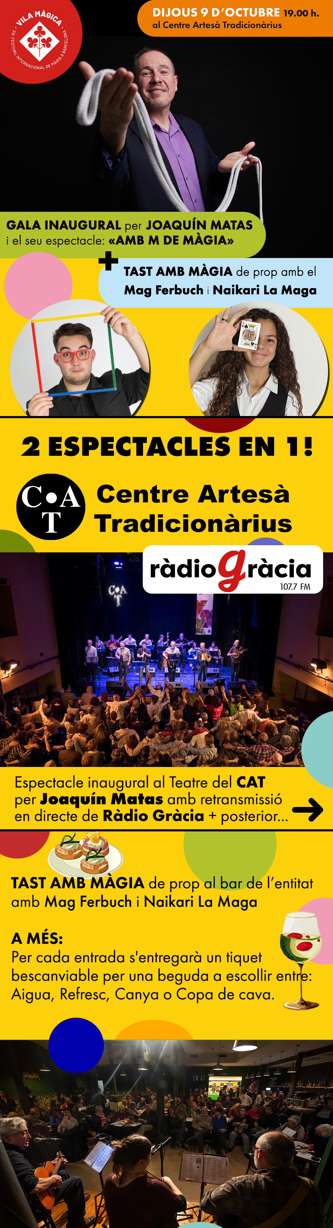 Cartell complet Gala Inaugural