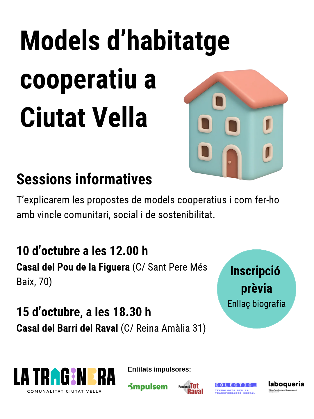 Sessions informatives de models habitatge cooperatius a Ciutat Vella