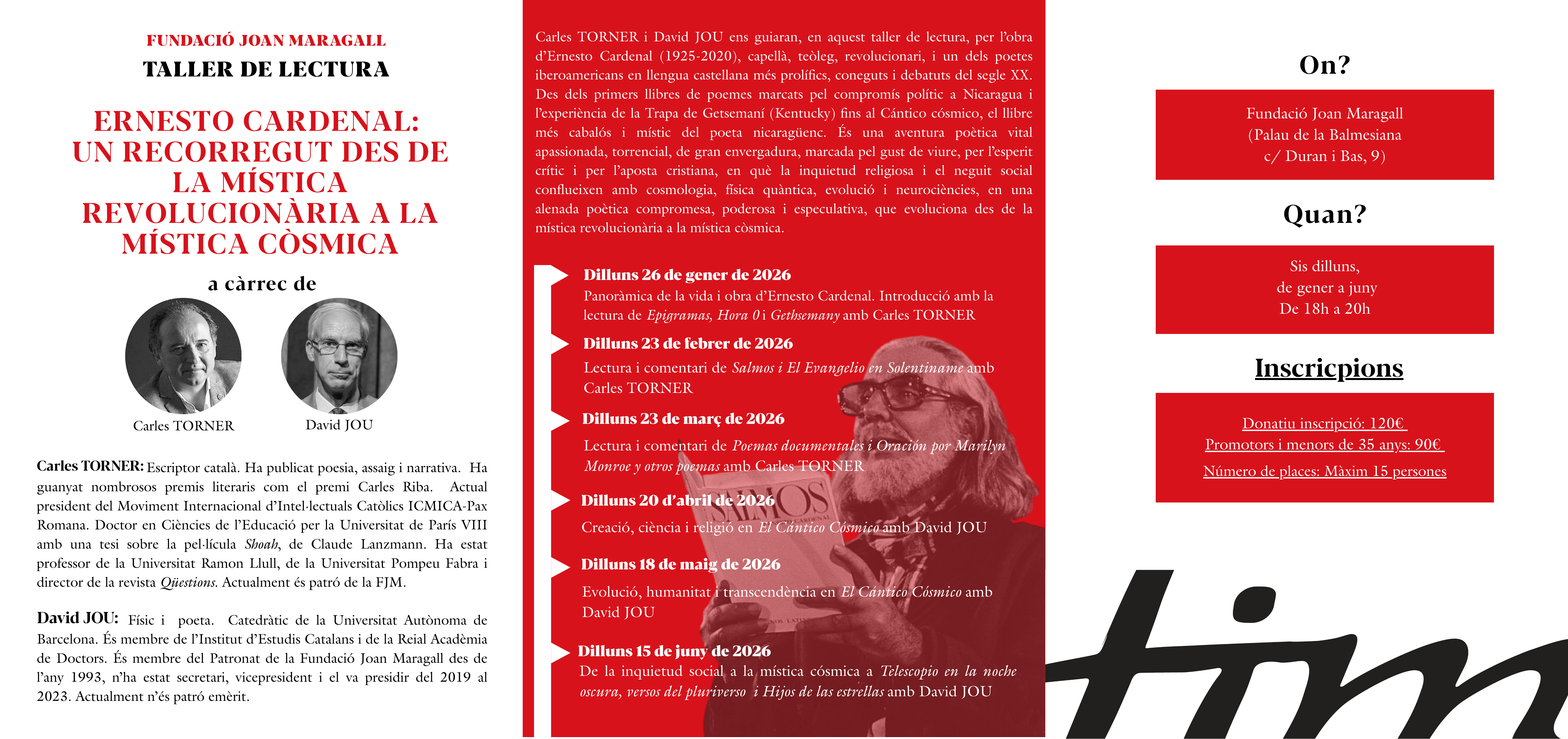 Cal inscripció prèvia