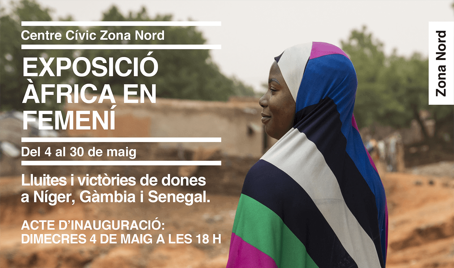 Exposició ‘Àfrica en femení’ a la Zona Nord