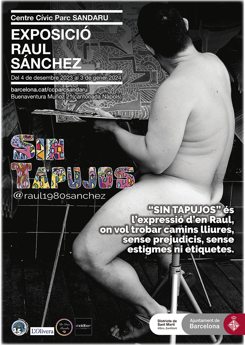 Cartell SIN TAPUJOS Raul Sánchez