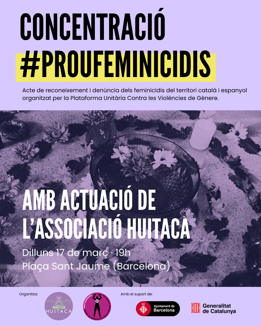 cartell prou feminicidis