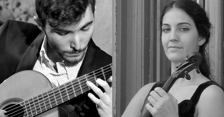 Sara Rojo (violín) i Miguel Marín (guitarra)