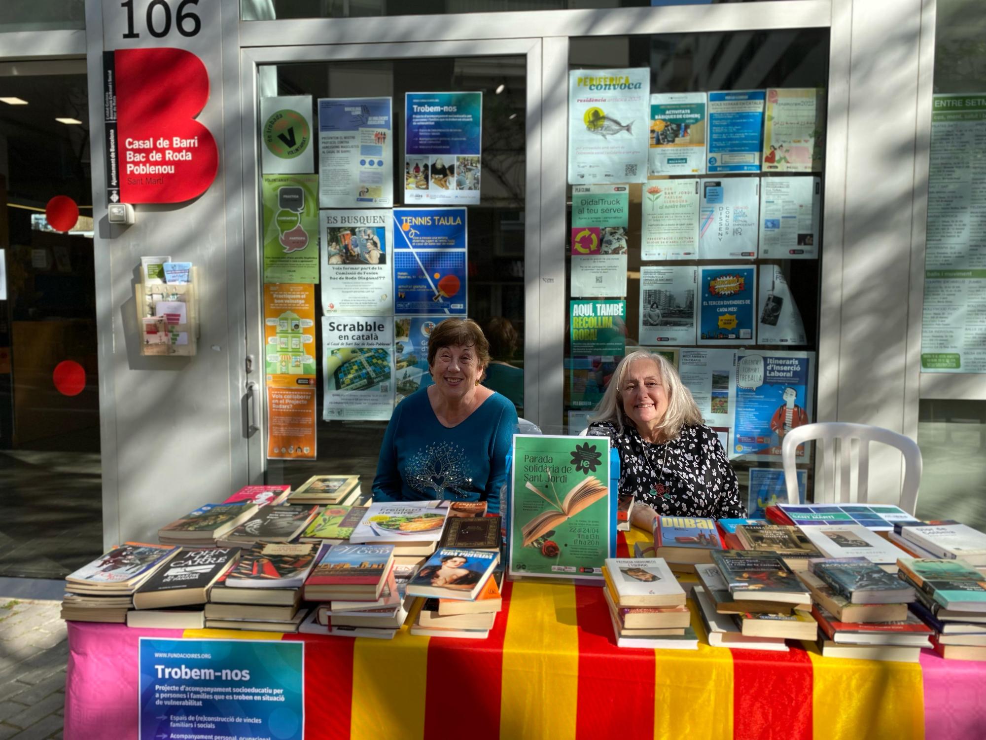 fotografia de la paradeta solidària del 2025.