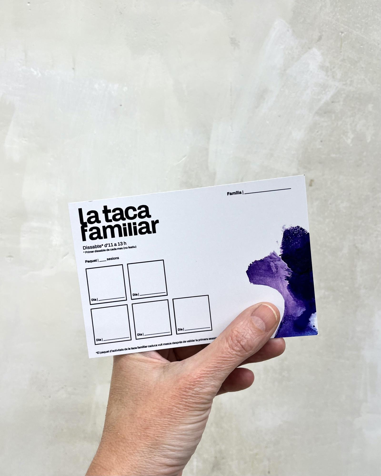 Cartell de la taca familiar.