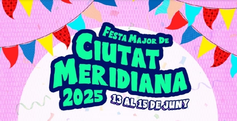 Cartell Festa Major de Ciutat Meridiana 2025