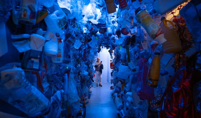 Fotografia d'una part de l'exposició, de GR Visual.