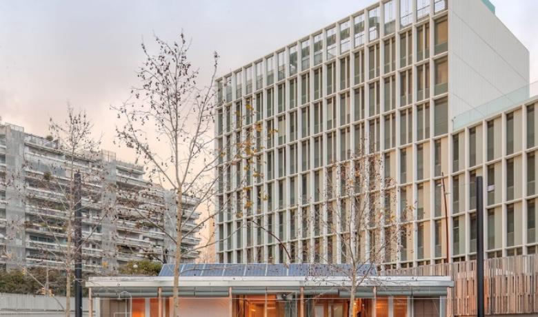 Imatge del model de llar sostenible guanyadora del tercer premi de sostenibilitat i recirculació del concurs internacional Solar Decathlon Europe 2019