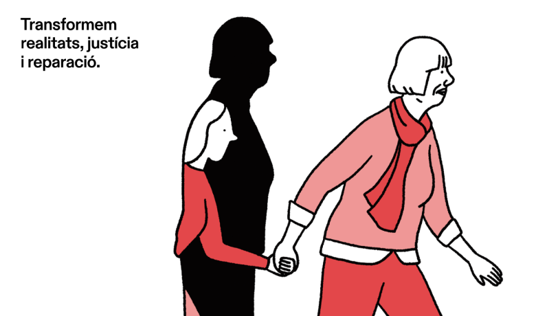 Cartell de presentació del XXII Fòrum contra les Violències de Gènere, disseny de la il·lustradora Natalia Zaratiegui