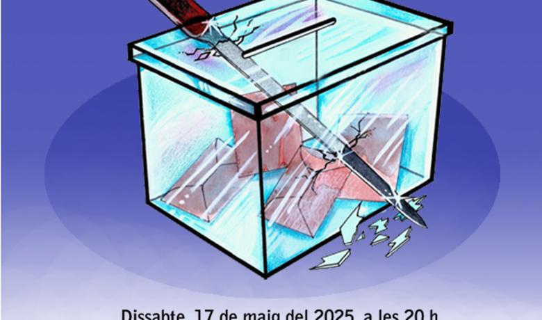 Cartell obra Nit electoral Casal Corpus Grup de Teatre