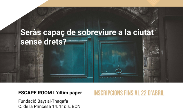 Jornades Gatzara - activitat Escape Room