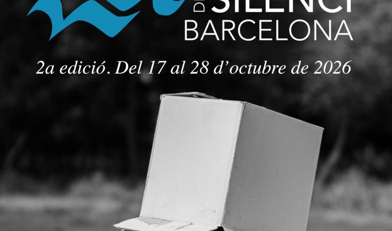 Logotip i fotografia del Segon Festival del Silenci de Barcelona