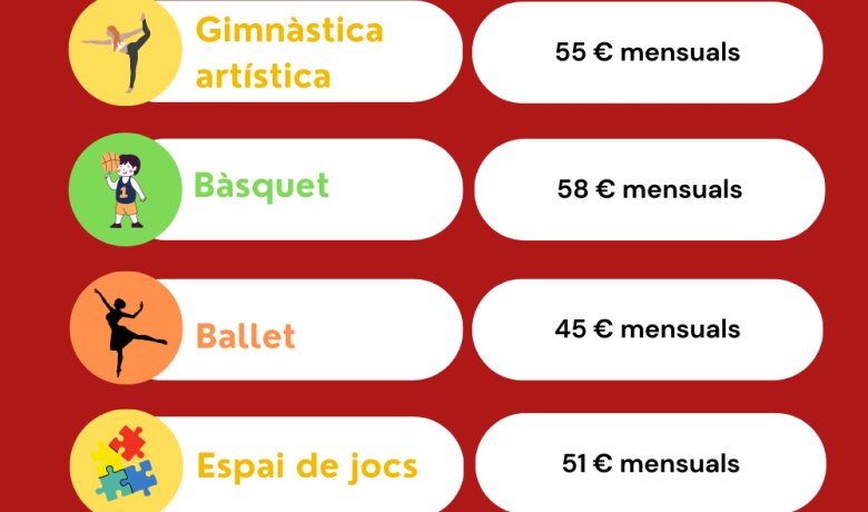 Gaudir de les activitats esportives al nostre centre!