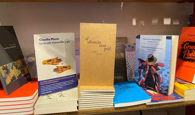 Poemario "El silencio una piel" de Aye Pín