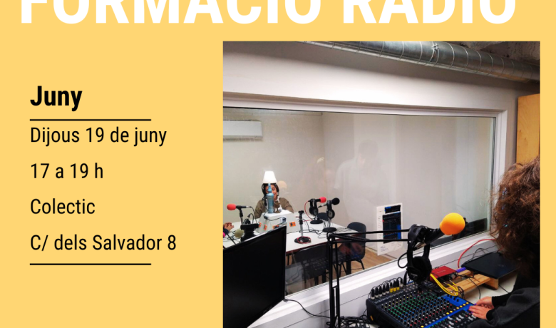 Vine a aprendre de ràdio i forma part de la comunitat. 