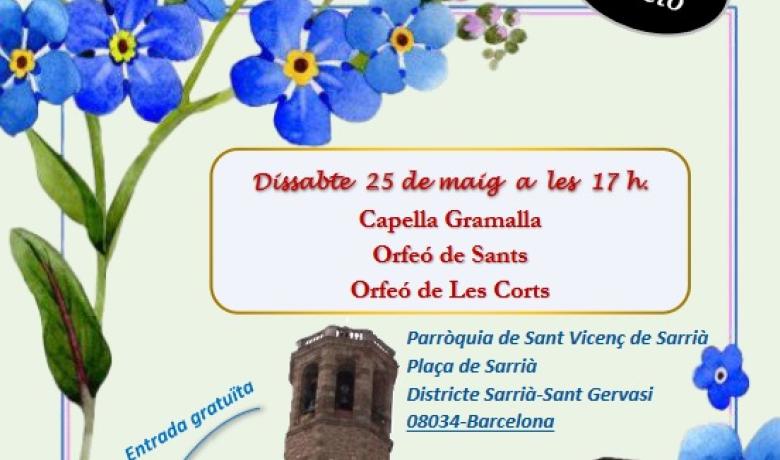 Façana de la Parròquia de Sant Vicenç de Sarrià, amb la informació present en aquesta publicació