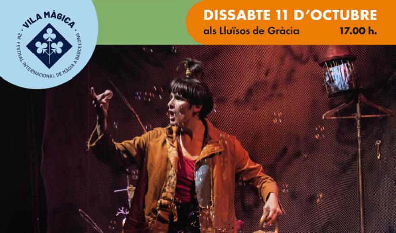 Companyia Giramagic actua als Lluïsos de Gràcia durant el Vila Màgica 2025