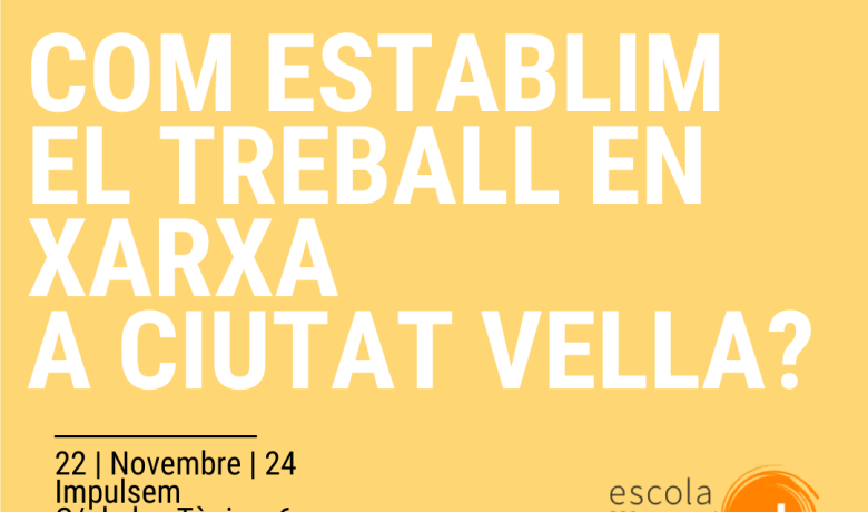 Com establim el treball en xarxa a Ciutat Vella? 