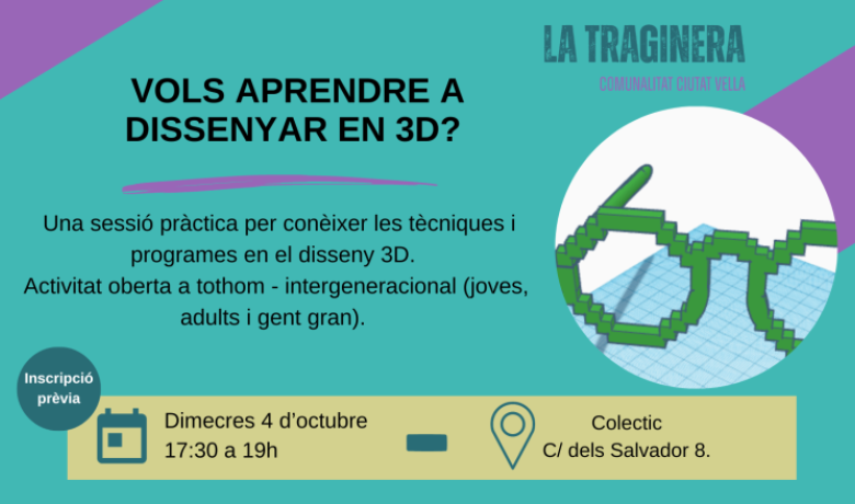 Vols aprendre a dissenyar en 3D?