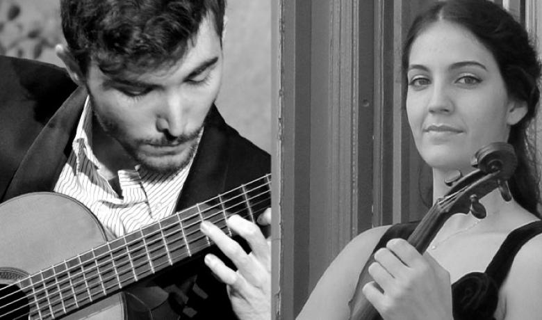 Sara Rojo (violín) i Miguel Marín (guitarra)