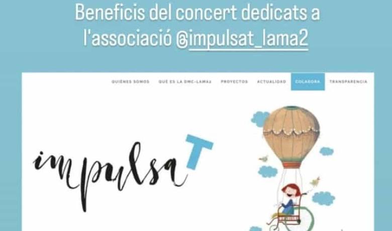 Concert solidari per a l'Associació Impulsa't dedicada a l'ajuda dels infants malalts de dèficit de merosina. 