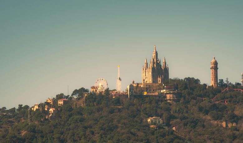 Perfil de la muntanya del Tibidabo