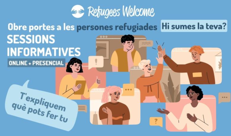 Refugiats Benvinguts sessió informativa projecte convivència amb persones refugiades