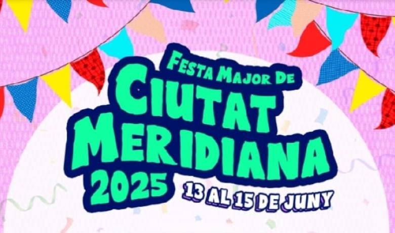 Cartell Festa Major de Ciutat Meridiana 2025