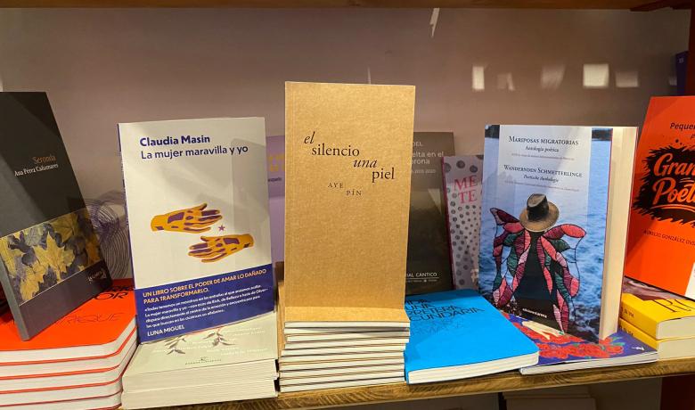 Poemario "El silencio una piel" de Aye Pín