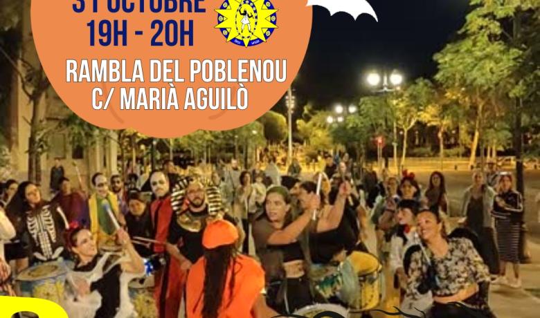 Desfile HAlloween con batucada