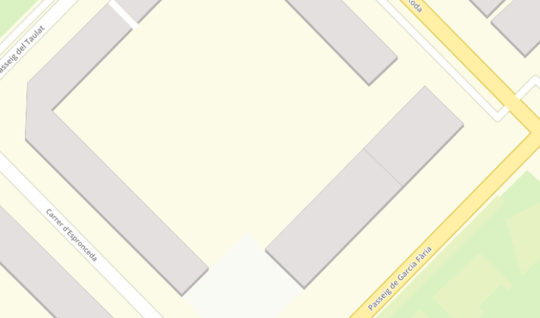 Interior d'illa Joan Fuster i Ortells