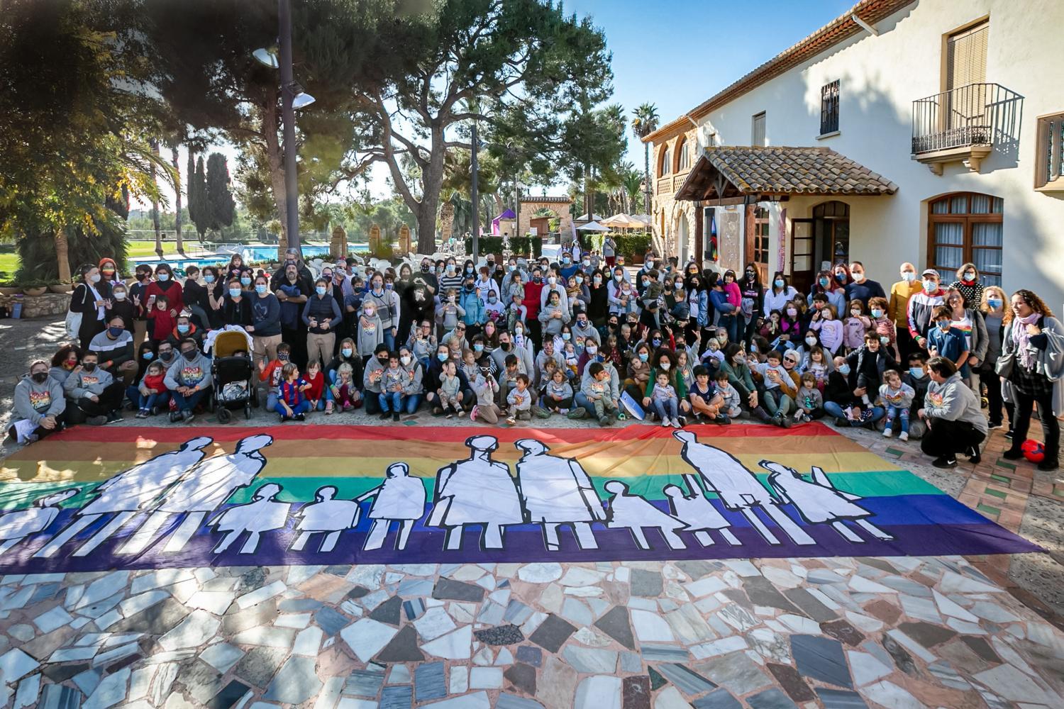 Fotografia de famílies. Castanyada 2021.