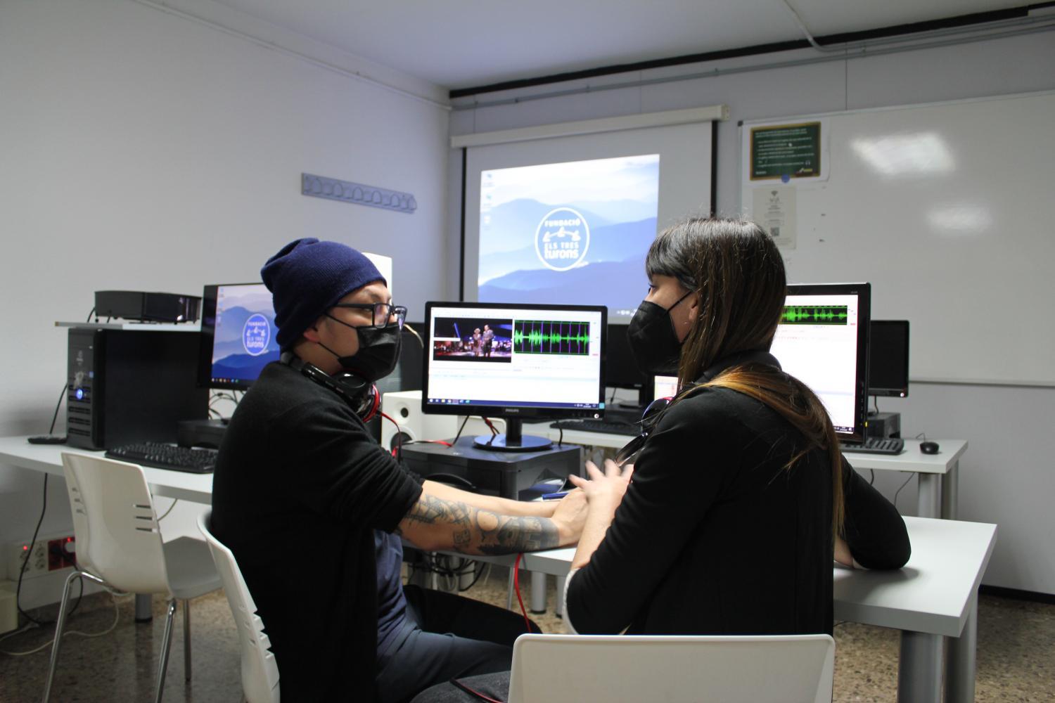 Activitat d'Accessibilitat Audviovisual del Servei d'Inserció Laboral