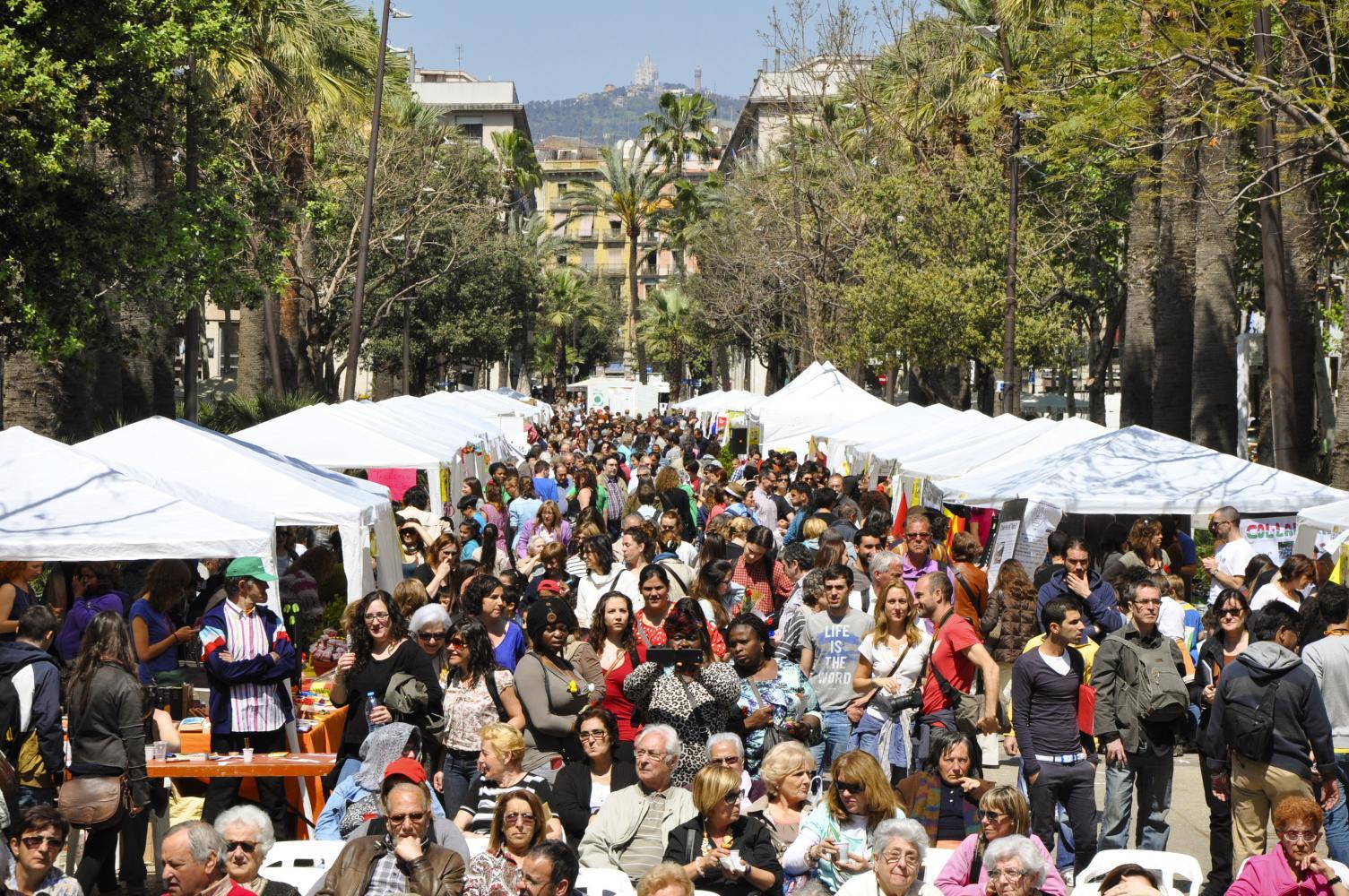 Sant Jordi a la Rambla del Raval