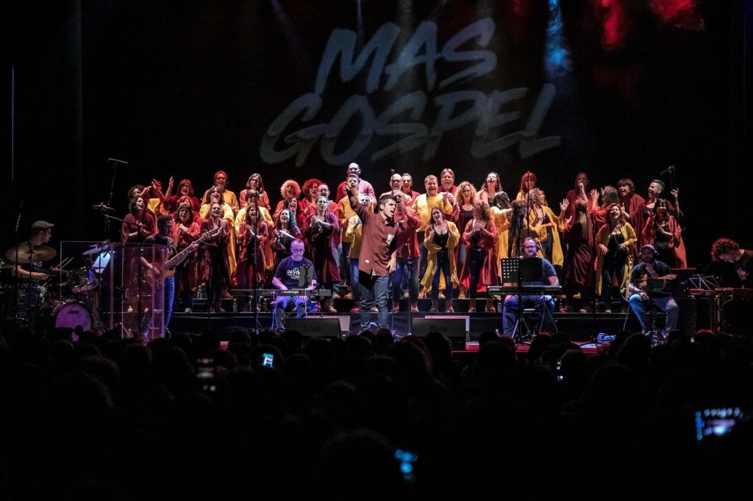 Imatge del concert de 10 anys de Mas Gospel al Paral·lel 62