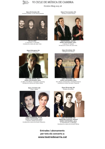 Profile picture for user Cicle de Música de Cambra del teatre de Sarrià